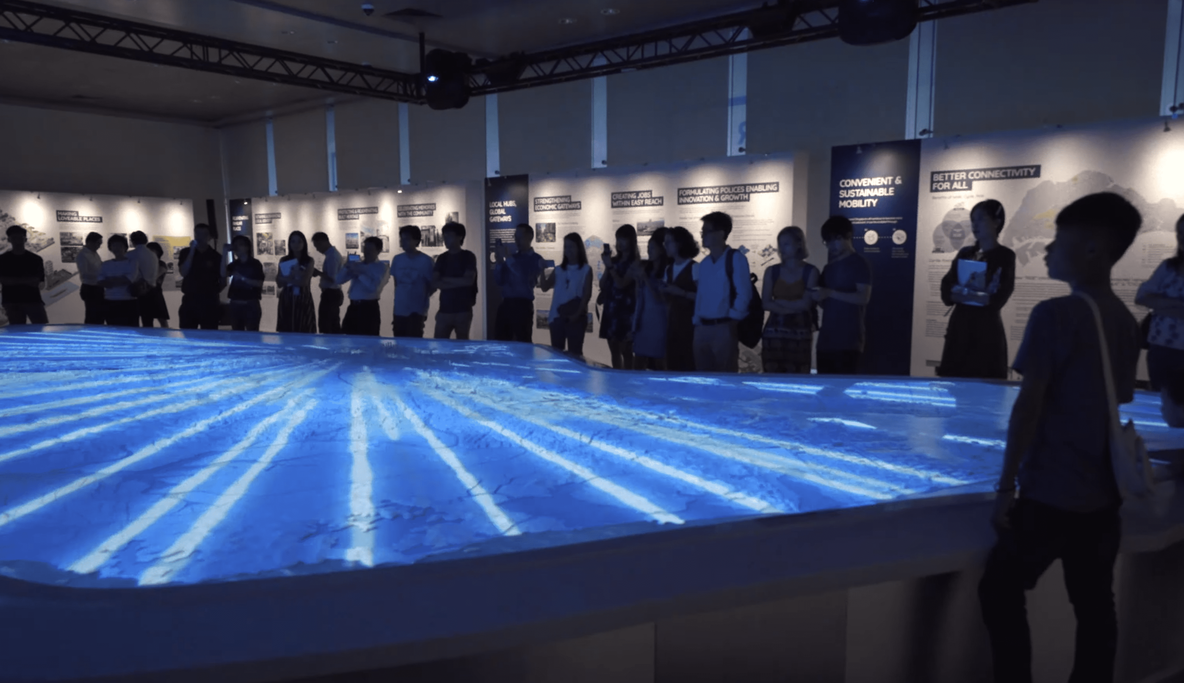 Projection Mapped City Model